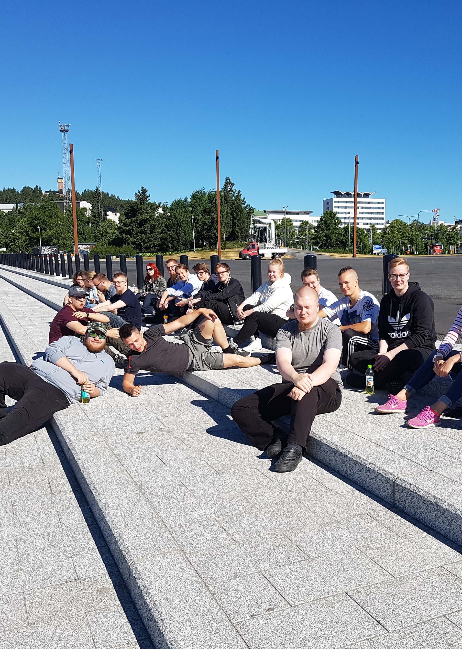 WIMMA Lab employees enjoying summer day