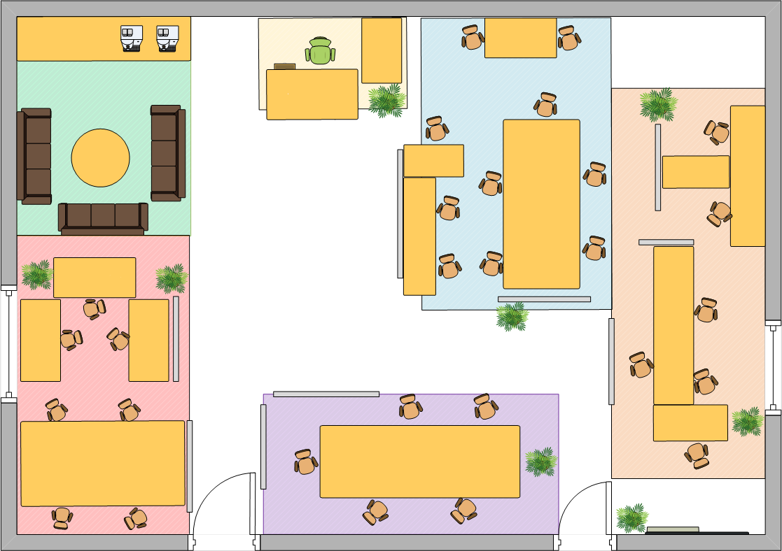 Team placement map