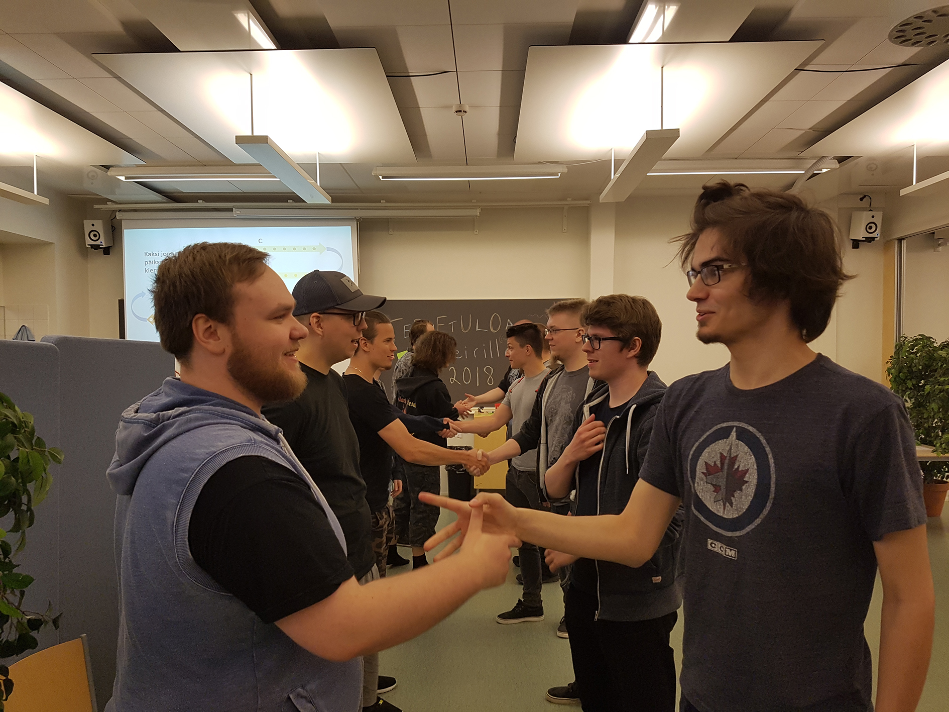 Handshake exercise